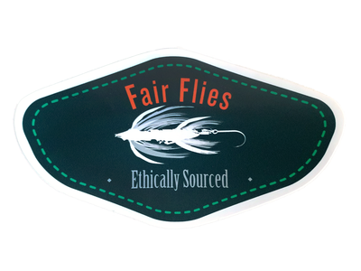 Fair Flies Logo Sticker